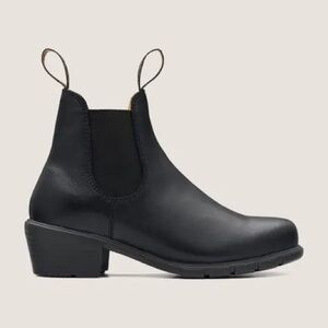 Blundstone 1671 Heeled Black Chelsea Boots